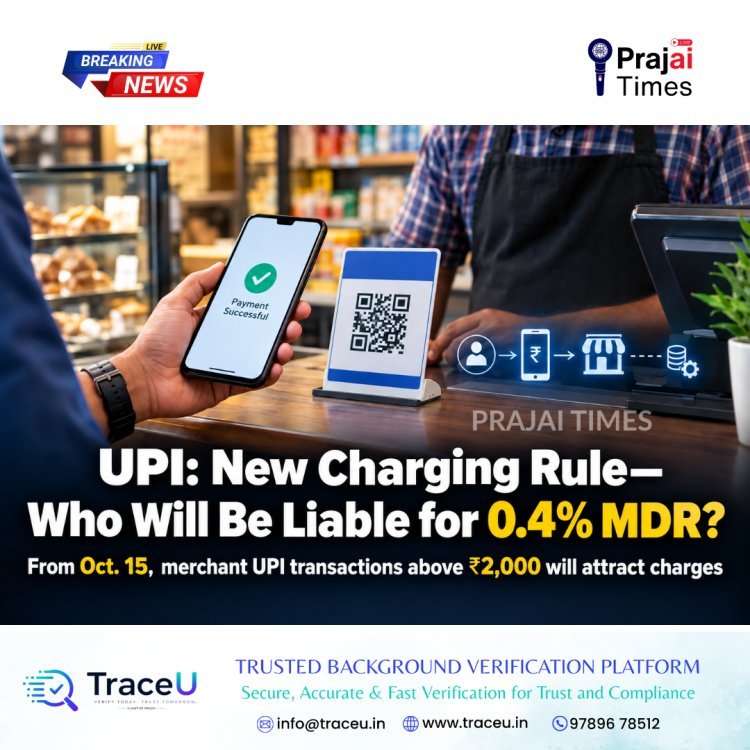 New 0.4% UPI MDR From October 15: What Customers and Merchants Need to Know