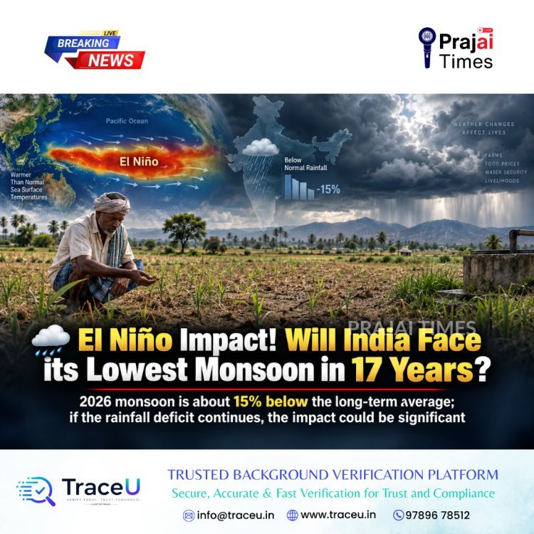 El Niño Impact: Could India Face Its Lowest Monsoon in 17 Years?