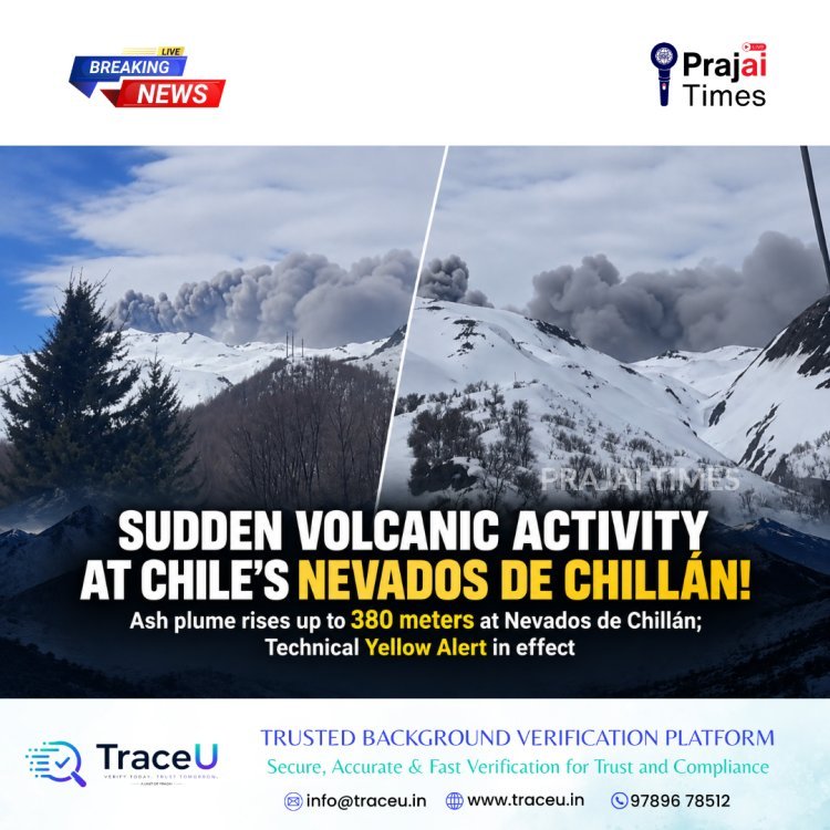 Chile’s Nevados de Chillán Volcano Records Sudden Eruptive Pulse