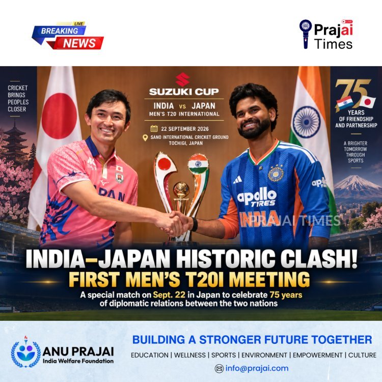 India and Japan Set for Historic Men’s T20I in Japan