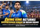 Bhuvneshwar Kumar Added to India Squad for 5th T20I Against West Indies