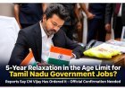 Tamil Nadu Government Jobs: 5-Year Age Limit Relaxation?