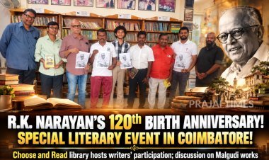 "CHOOSE AND READ" PAYS TRIBUTE TO RK NARAYAN ON HIS 120th BIRTH ANNIVERSARY