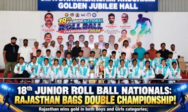 RAJASTHAN ON A ROLL WITH DOUBLE CHAMPIONSHIP IN 18th JUNIOR ROLL BALL NATIONALS