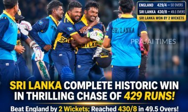 Sri Lanka Beat England by 2 Wickets in Thrilling 430-Run ODI Chase