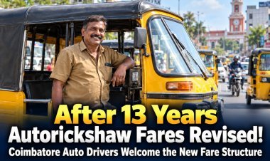 Coimbatore Auto Drivers Welcome Tamil Nadu’s Revised Auto Fares