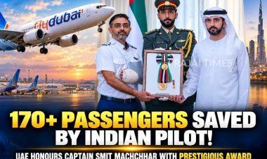 UAE Honours Indian Flydubai Pilot Captain Smit Machchhar for Courage