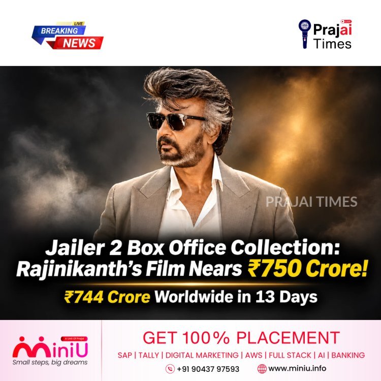 Jailer 2 Box Office Collection: ₹744 Crore Worldwide in 13 Days